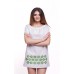 Embroidered Dress "Love in White"